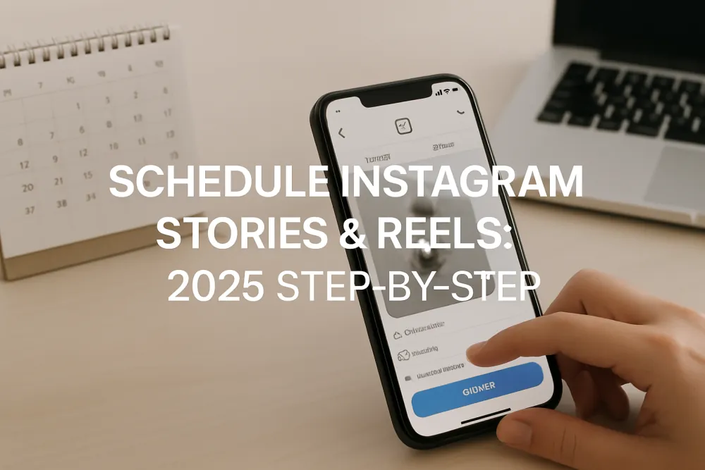Infographic summarizing how to schedule Instagram Stories and Reels in 2026